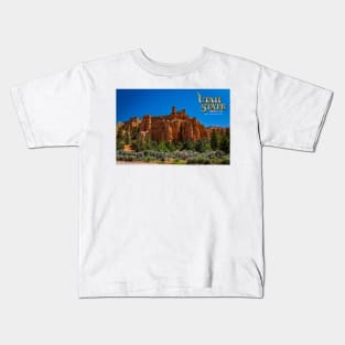 Utah State Route 12 Scenic Drive Kids T-Shirt